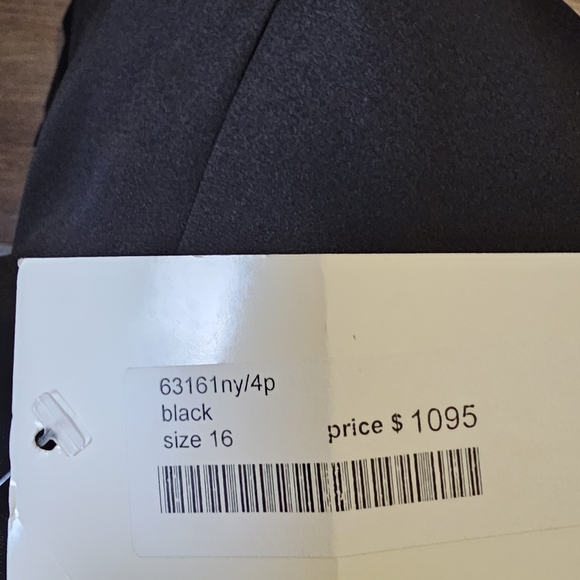 Clifford Michael Womens 100 Silk Maxi Skirt 16 Black Modest,Luxe - Picture 12 of 12